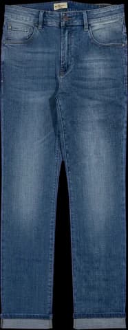 Straight-leg jeans